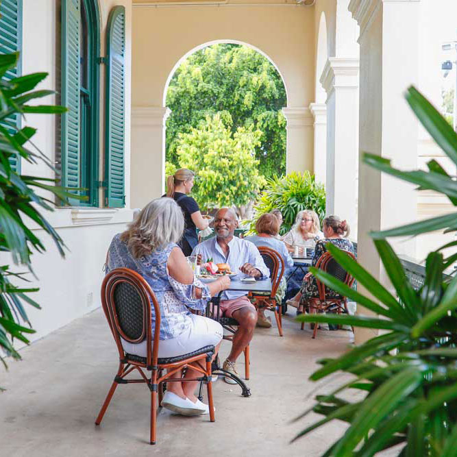 Outdoor dining